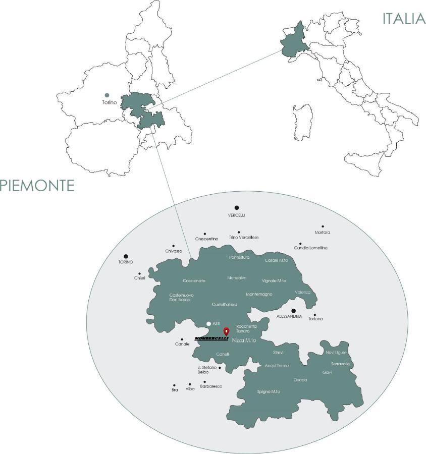 Oasi Del Monferrato - Appartamento Rosso Mombercelli Ngoại thất bức ảnh